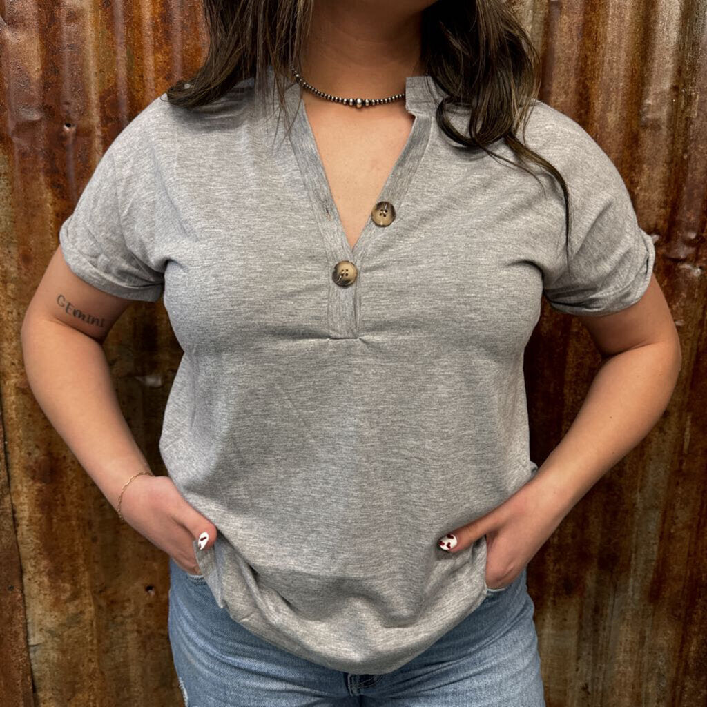 Grey Short Sleeve