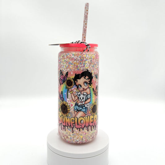 Betty Boop Sunflower Snowglobe