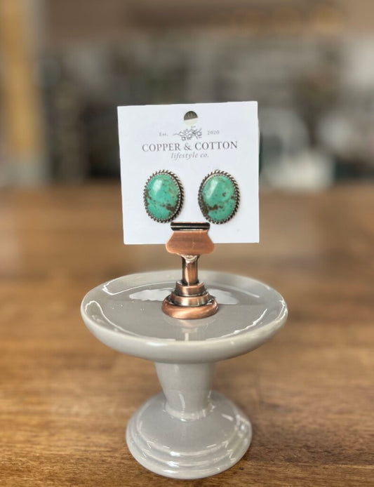 Navajo Made Kingman Earrings