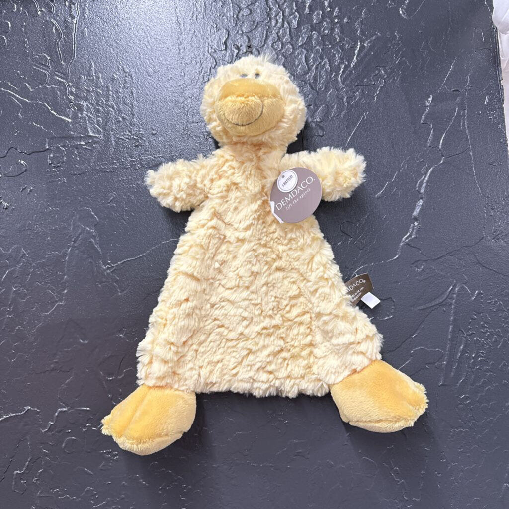 Daddles Duck Rattle Blankie